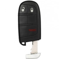 Carcasa Cheie Auto Techstar® Chrysler, Dodge, Jeep, Fiat, 3 Butoane, Cu Lama, Pini Baterie - 2