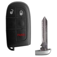 Carcasa Cheie Auto Techstar® Chrysler, Dodge, Jeep, Fiat, 3 Butoane, Cu Lama, Pini Baterie - 1