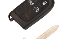 Carcasa Cheie Auto Techstar® Chrysler, Dodge, Jeep, Fiat, 4+1 Butoane, Cu Lama, Pini Baterie