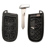 Carcasa Cheie Auto Techstar® Chrysler, Dodge, Jeep, Fiat, 4+1 Butoane, Cu Lama, Pini Baterie - 2