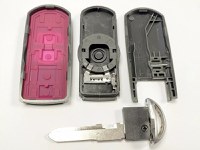 Carcasa Cheie Auto Techstar®, Compatibila Mazda 2, 3, 5, 6, CX-3, CX-5, CX-7, CX-9, Lamela Canelura Dreapta, 3 butoane - 1
