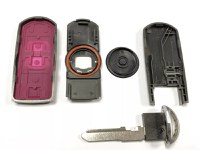 Carcasa Cheie Auto Techstar®, Compatibila Mazda 2, 3, 5, 6, CX-3, CX-5, CX-7, CX-9, Lamela Canelura Dreapta, 3 butoane - 9