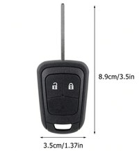 Carcasa Cheie Auto Techstar® cu 2 Butoane pentru Opel Astra J, Insignia A, Corsa E, Mokka, Zafira C, Meriva B, Adam - 1