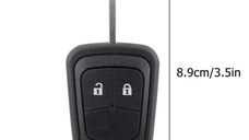 Carcasa Cheie Auto Techstar® cu 2 Butoane pentru Opel Astra J, Insignia A, Corsa E, Mokka, Zafira C, Meriva B, Adam