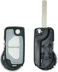 Carcasa Cheie Auto Techstar tip Briceag cu 2 Butoane, Compatibila Citroen DS3, C3, lama VA2 - 3