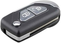 Carcasa Cheie Auto Techstar tip Briceag cu 2 Butoane, Compatibila Citroen DS3, C3, lama VA2 - 2
