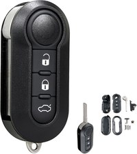 Carcasa Cheie Auto Techstar tip Briceag cu 3 butoane si lama, compatibila Opel Combo D, Fiat 500, Panda, Punto, Bravo - 2