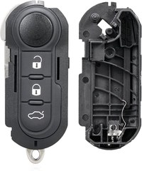 Carcasa Cheie Auto Techstar tip Briceag cu 3 butoane si lama, compatibila Opel Combo D, Fiat 500, Panda, Punto, Bravo - 3