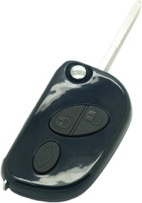 Carcasa Cheie Auto Techstar tip Flip cu 3 butoane, compatibila Maserati GranTurismo, Quattroporte, GranCabrio - 2