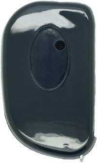 Carcasa Cheie Auto Techstar tip Flip cu 3 butoane, compatibila Maserati GranTurismo, Quattroporte, GranCabrio - 1