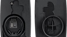 Carcasa Cheie Auto Techstar tip Flip cu 4 butoane, Compatibila Jeep Renegade, Compass, Patriot, Liberty 2014–2021, Fiat