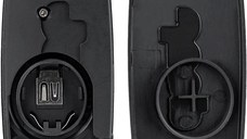 Carcasa Cheie Auto Techstar tip Flip cu 4 butoane, Compatibila Jeep Renegade, Compass, Patriot, Liberty 2014–2021, Fiat