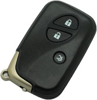 Carcasa Cheie Auto Techstar tip Smart Key cu 3 butoane, Compatibila Lexus ES350, GS350, IS250, RX350 – lama PG428A - 2