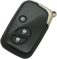 Carcasa Cheie Auto Techstar tip Smart Key cu 3 butoane, Compatibila Lexus ES350, GS350, IS250, RX350 – lama PG428A - 1