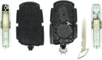 Carcasa Cheie Auto Techstar tip Smart Key, cu 4 butoane, Compatibila Maserati Ghibli, Quattroporte – cu lama - 4