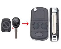 Carcasa Cheie Auto tip Briceag Land Rover Freelander, Transformare din Cheia Normala - 4