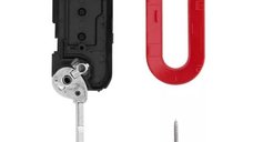 Carcasa cheie auto tip briceag Techstar pentru Fiat, Citroen si Peugeot cu 3 butoane, Compatibila cu Modele 500, Panda