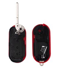 Carcasa cheie auto tip briceag Techstar pentru Fiat, Citroen si Peugeot cu 3 butoane, Compatibila cu Modele 500, Panda - 2