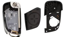 Carcasa Cheie Auto tip Briceag Techstar pentru Opel, Vauxhall, Chevrolet – 2 Butoane, Elemente Cromate