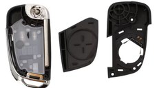 Carcasa Cheie Auto tip Briceag Techstar pentru Opel, Vauxhall, Chevrolet – 2 Butoane, Elemente Cromate