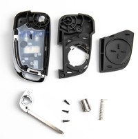 Carcasa Cheie Auto tip Briceag Techstar pentru Opel, Vauxhall, Chevrolet – 2 Butoane, Elemente Cromate - 7