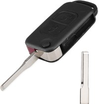 Carcasa Cheie Auto Tip Briceag Techstar® pentru Mercedes-Benz W168, W124, W202, W210, W211, W203, C-Class, E-Class - 2