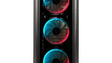 Carcasa SPACER SHIELD ATX Middle Tower cu Sticla Securizata si Ventilatoare ARGB