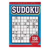 Carte sudoku, fara brand, a5, 80 file, 138 puzzle-uri - 1
