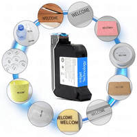 Cartus inkjet pentru imprimanta coduri de bara, logo, date expirare, de mana portabila, tip pistol, 12.7mm, negru - 1