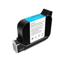 Cartus inkjet pentru imprimanta coduri de bara, logo, date expirare, de mana portabila, tip pistol, 12.7mm, negru - 4