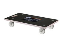 Carut tip platforma Kraft&Dele KD3186, 400 kg, otel, roti pivotante - 12