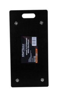 Carut tip platforma Kraft&Dele KD3186, 400 kg, otel, roti pivotante - 5