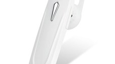 Casca Bluetooth Techstar® M163 Alb, Sunet HD, Elegant, Bluetooth 4.1