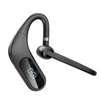 Casca Bluetooth Wireless MRG MKJ12 , Bluetooth 5.0, Handsfree, LCD, Negru - 1