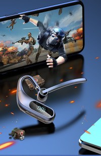 Casca Bluetooth Wireless MRG MKJ12 , Bluetooth 5.0, Handsfree, LCD, Negru - 6