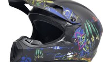Cască Moto Enduro FIXATO - Confort și Protecție pentru Off-Road