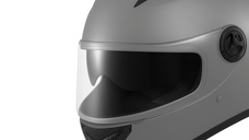 Casca Moto/Scuter FIXATO Ultra cu Viziera Dubla si Ventilatie Eficienta, Eșarfă Detasabila, Alb
