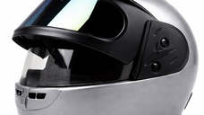 Casca moto/scuter Full face unisex, cu Viziera Dubla, FIXATO, marime universala 58-62cm, Gri