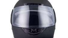 Casca moto/scuter Full face unisex, cu viziera, FIXATO, marime universala 56-62cm, neagra