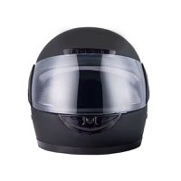 Casca moto/scuter Full face unisex, cu viziera, FIXATO, marime universala 58-62cm, neagra - 1