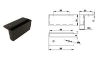 CaSeta plastic pentru suport lamele aplicate pentru somiera - 2