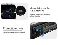 Casetofon Auto MRG M5258, 1 DIN, Bluetooth, Telecomanda, Display LCD RGB - 5