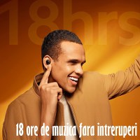 Casti Audio Wireless fara fir, Bluetooth 5.1, tip Earbuds cu Control Touch,Microfon,Noise Cancelling,tip Earpods Telefon - 7