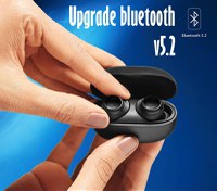 Casti Audio Wireless fara fir, Bluetooth 5.1, tip Earbuds cu Control Touch,Microfon,Noise Cancelling,tip Earpods Telefon - 12