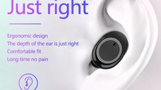 Casti Bluetooth Wireless Techstar® TWS Earbud cu Tehnologie BT 5.0 Negru