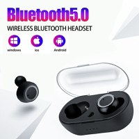 Casti Bluetooth Wireless Techstar® TWS Earbud cu Tehnologie BT 5.0 Negru - 3