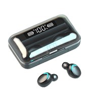 Casti F9 Smart Techstar®, Wireless, Bluetooth V5.0, SplashResistent, Touch, iOS, 1200mAh, Android, Negru - 7