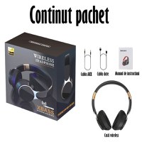 Casti True Wireless Stereo Pliabile, Microfon incorporat, Bluetooth 5.0, Bass Stereo, Noise Cancelling, Universale - 5
