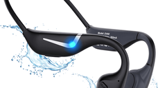 Casti wireless bluetooth Audio - Sport, fara fir cu conductie osoasa, rezistente la apa, microfon, Ultra usoare 34g