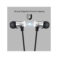 Casti Wireless Bluetooth Sport BT4 Waterproof Tip In-Ear Headset Microfon Incorporat Argintiu - 3